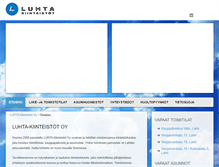 Tablet Screenshot of luhta-kiinteistot.fi